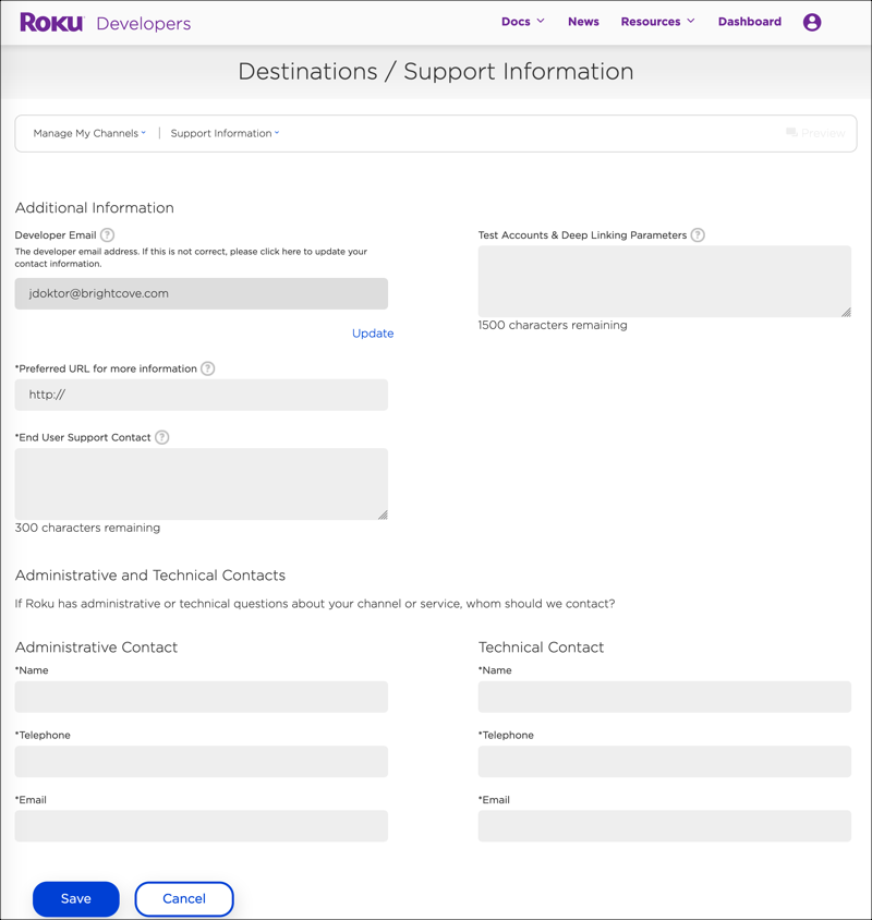 Support-Informationen