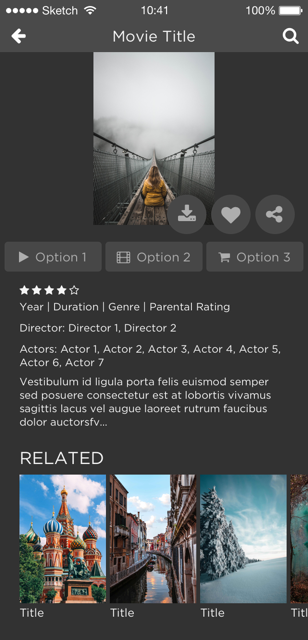 Filmdetails ein Handy